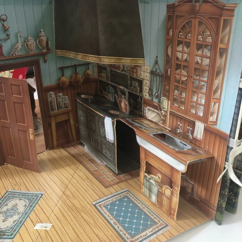 A Three Dimensional Victorian Doll House 3D Pop-Up Playset book